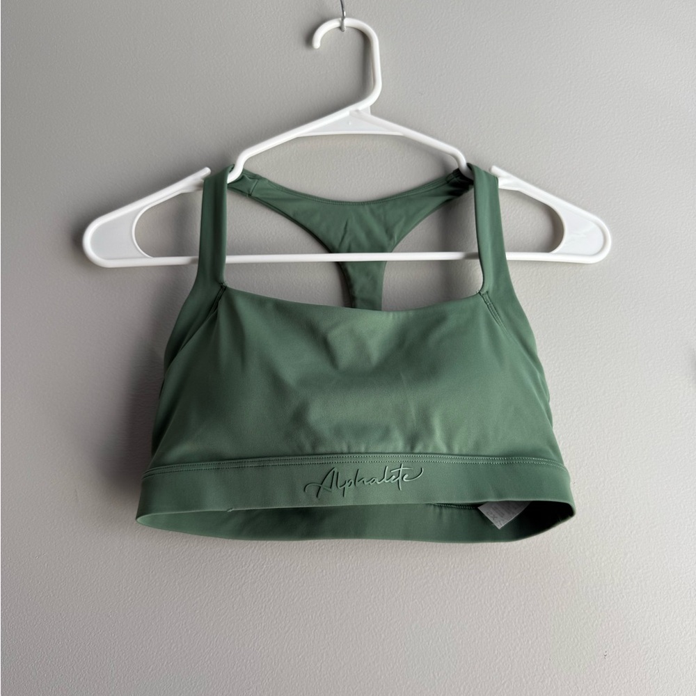 Alphalete Green Sports Bra